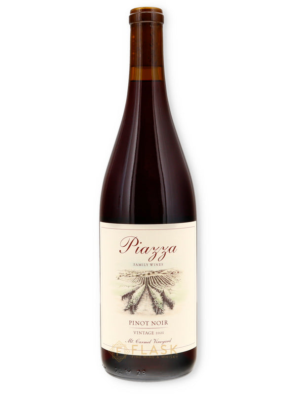 Piazza Family Wines 2021 Pinot Noir Mt. Carmel Vineyard - Flask Fine Wine & Whisky