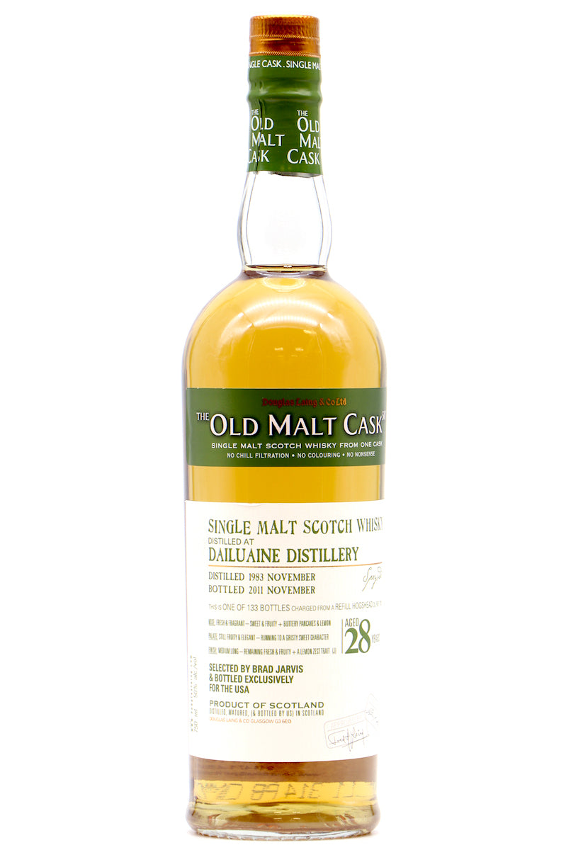 Dailuaine 1983 28 Year Old Old Malt Cask Single Refill Hogshead Single Malt - Flask Fine Wine & Whisky