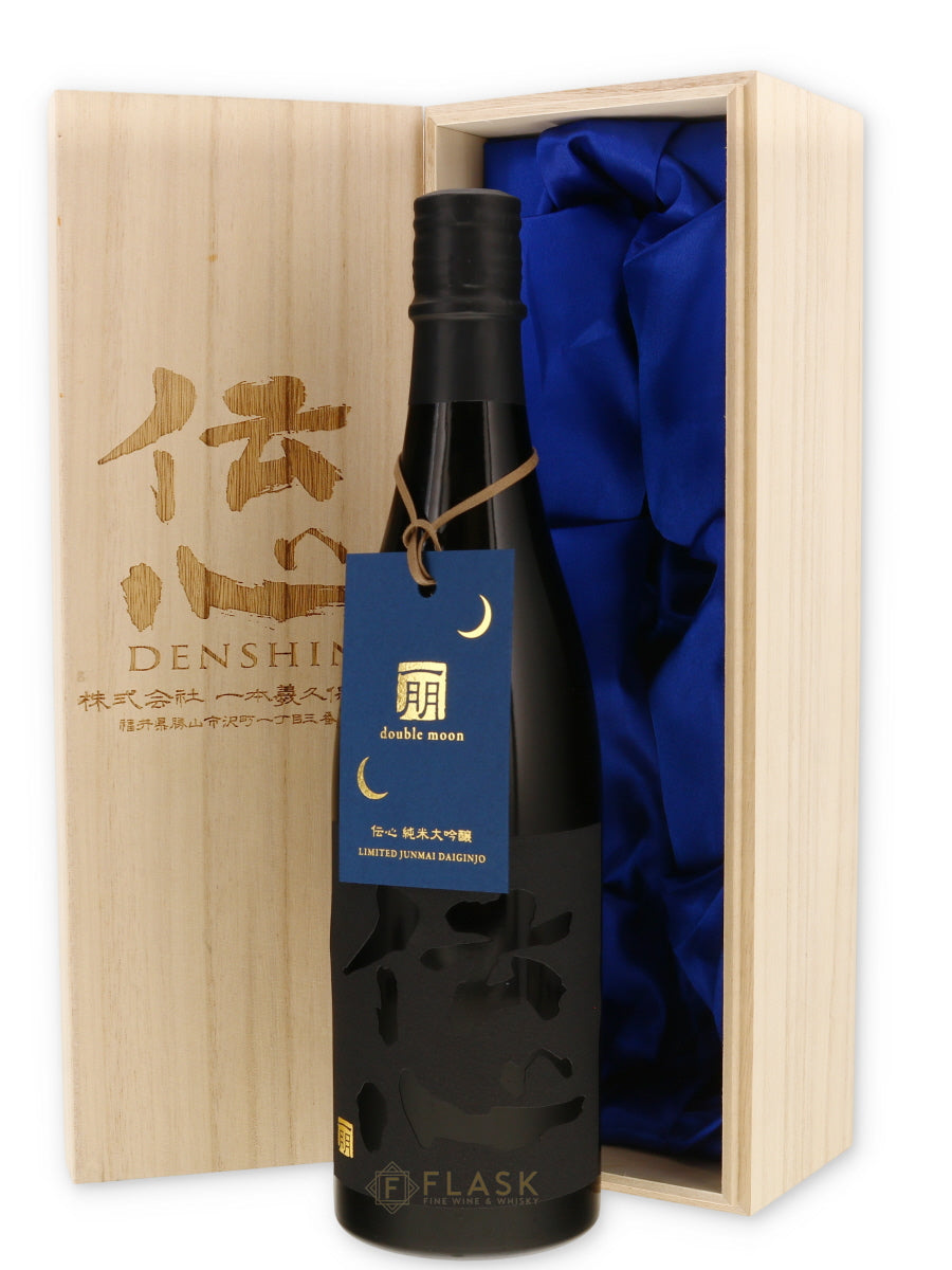 DON☆くん　23Kg精米 (2/6) Denshin Double Moon Junmai Daiginjo Sake 720ml - Flask