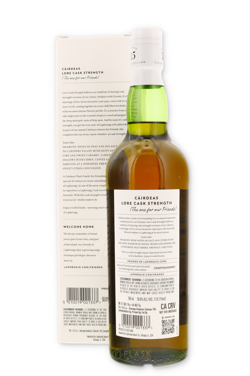 Laphroaig Cairdeas Lore Cask Strength 2025 | Flask Wines