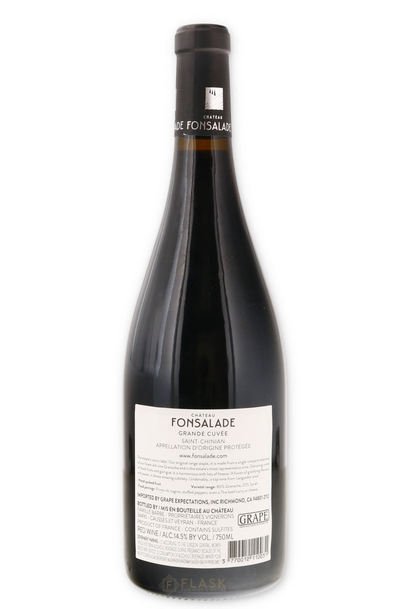 Chateau Fonsalade Saint Chinian Grande Cuvee 2019 - Flask Fine Wine & Whisky