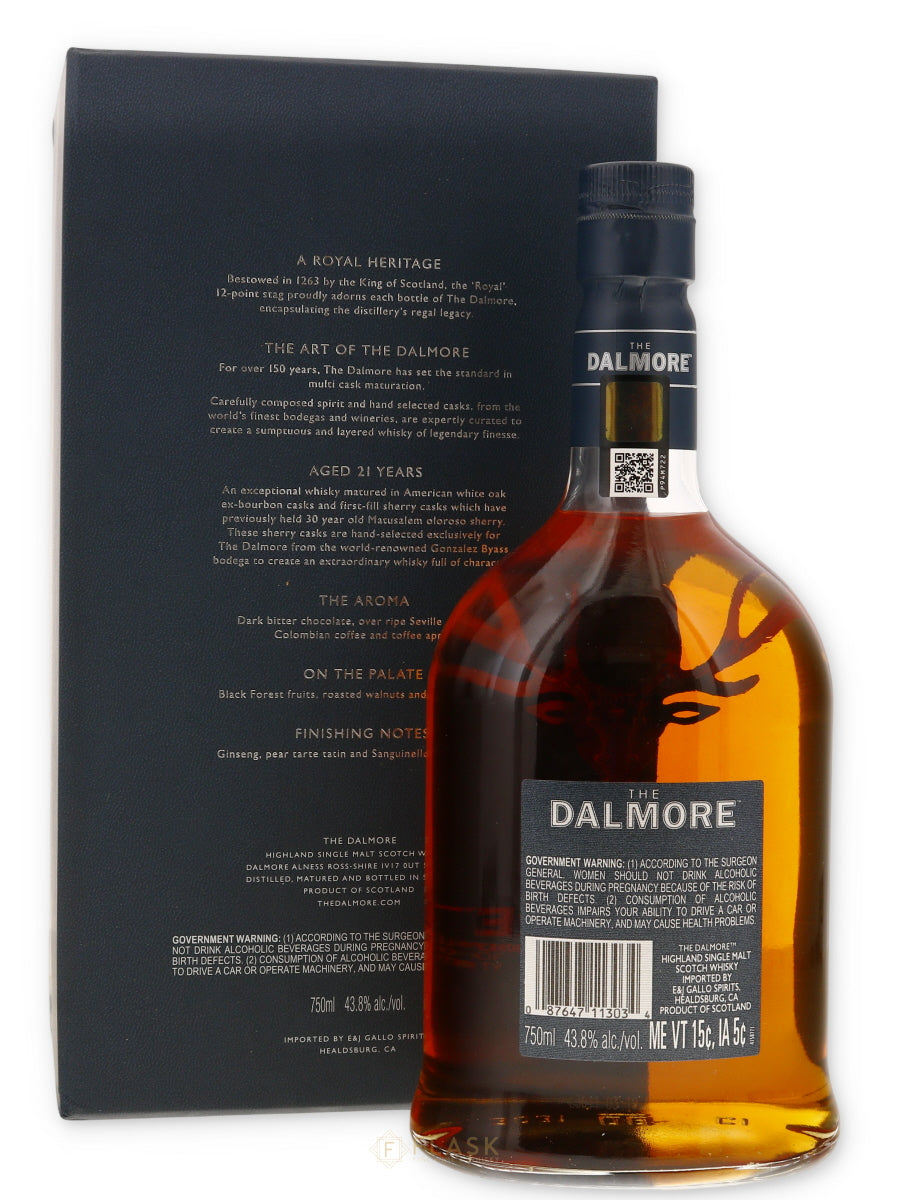 Dalmore 21 Year Old Single Malt Scotch Whisky 2023 Edition