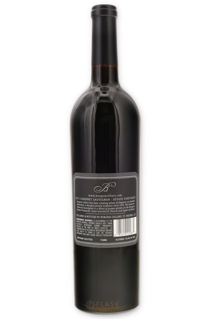 Burgess Estate Reserve Cabernet Sauvignon Howell Mountain 2013