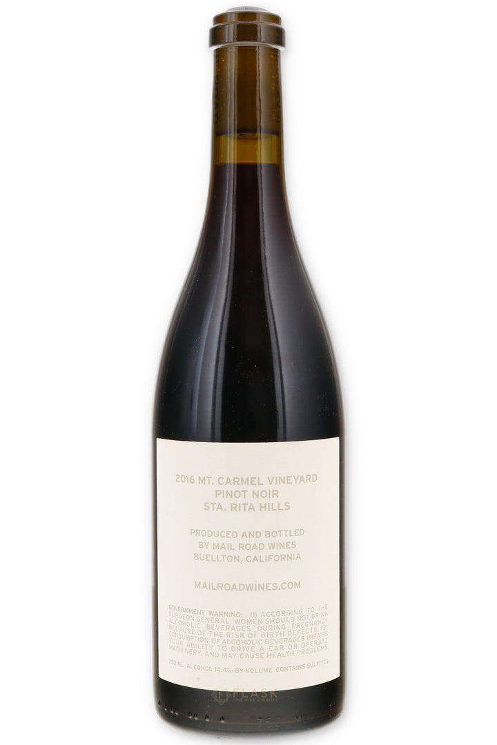 Mail Road Mt Carmel Estate Vineyard Pinot Noir 2016 - Flask Fine Wine & Whisky