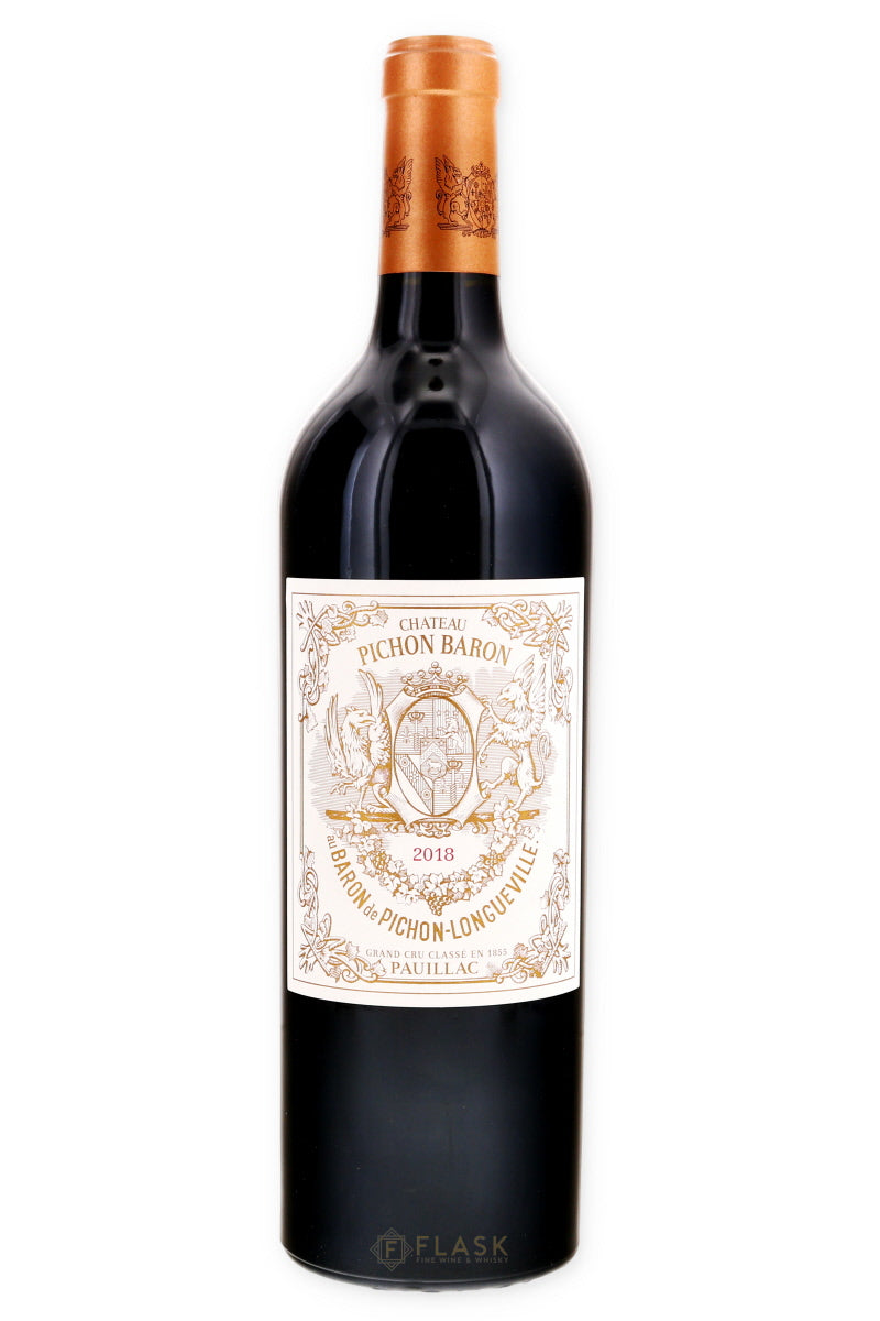 Chateau Baron de Pichon-Longueville Pauillac 2018 - Flask Fine Wine & Whisky