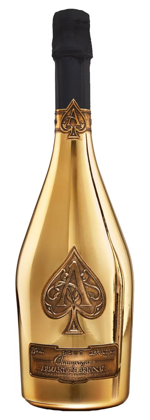 Armand de Brignac Ace of Spades Brut Gold Champagne - Flask Fine Wine & Whisky