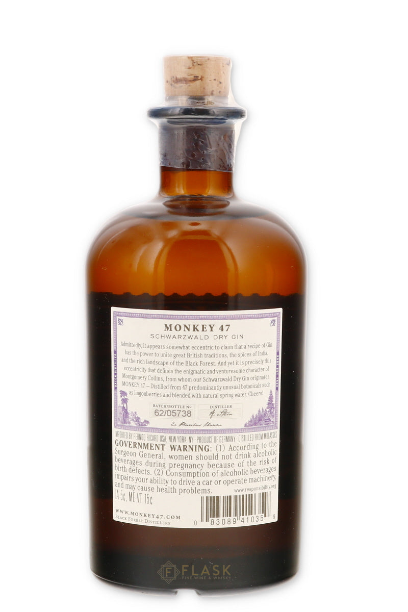 Monkey 47 Gin 375ml / Half Bottle - Flask Fine Wine & Whisky