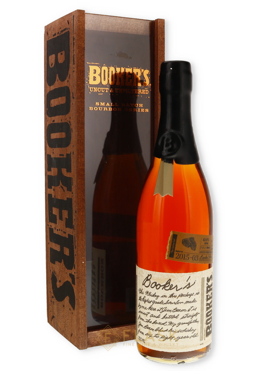 Bookers Bourbon Batch 2015-01 Big Man Small Batch - Flask Fine Wine & Whisky