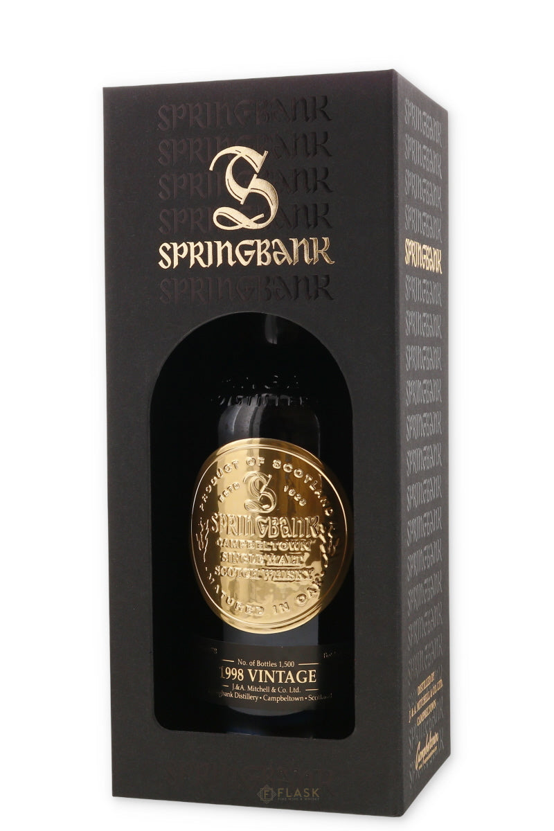 Springbank 1998 Vintage 27 Year Aged Campbeltown Single Malt Scotch - Flask Fine Wine & Whisky