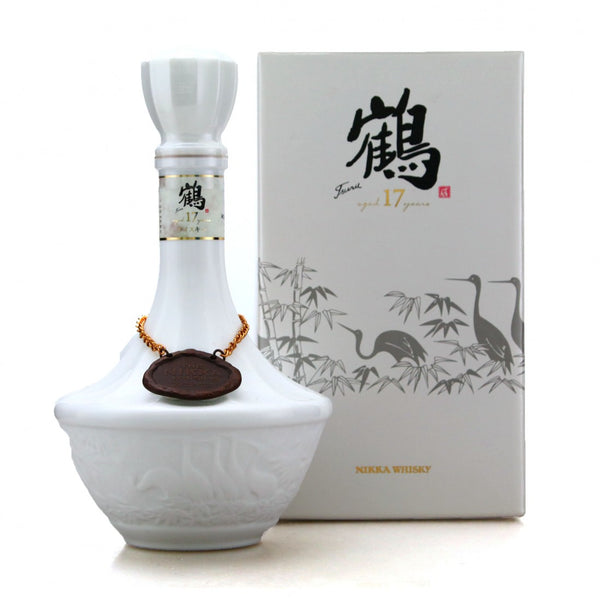 Nikka Tsuru Ceramic Decanter Bottle 17 Year Old Japanese Whisky 70cl - Flask Fine Wine & Whisky