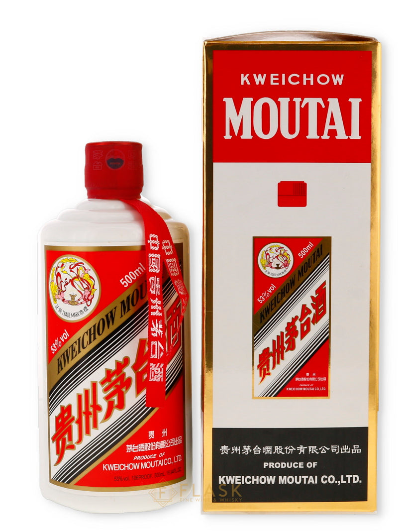 Kweichow Moutai Baijiu 2017 Gift Box 500ml - Flask Fine Wine & Whisky