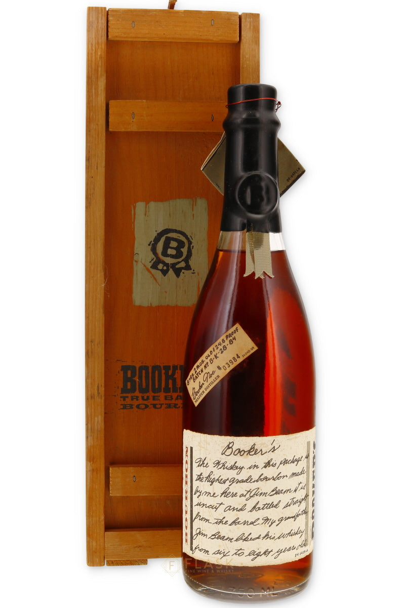 Bookers Bourbon Batch No B-K-28-84 1984 - Flask Fine Wine & Whisky