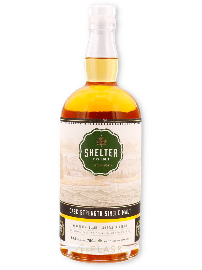 Shelter Point Distillery Cask Strength Single Malt Whisky - Flask Fine Wine & Whisky