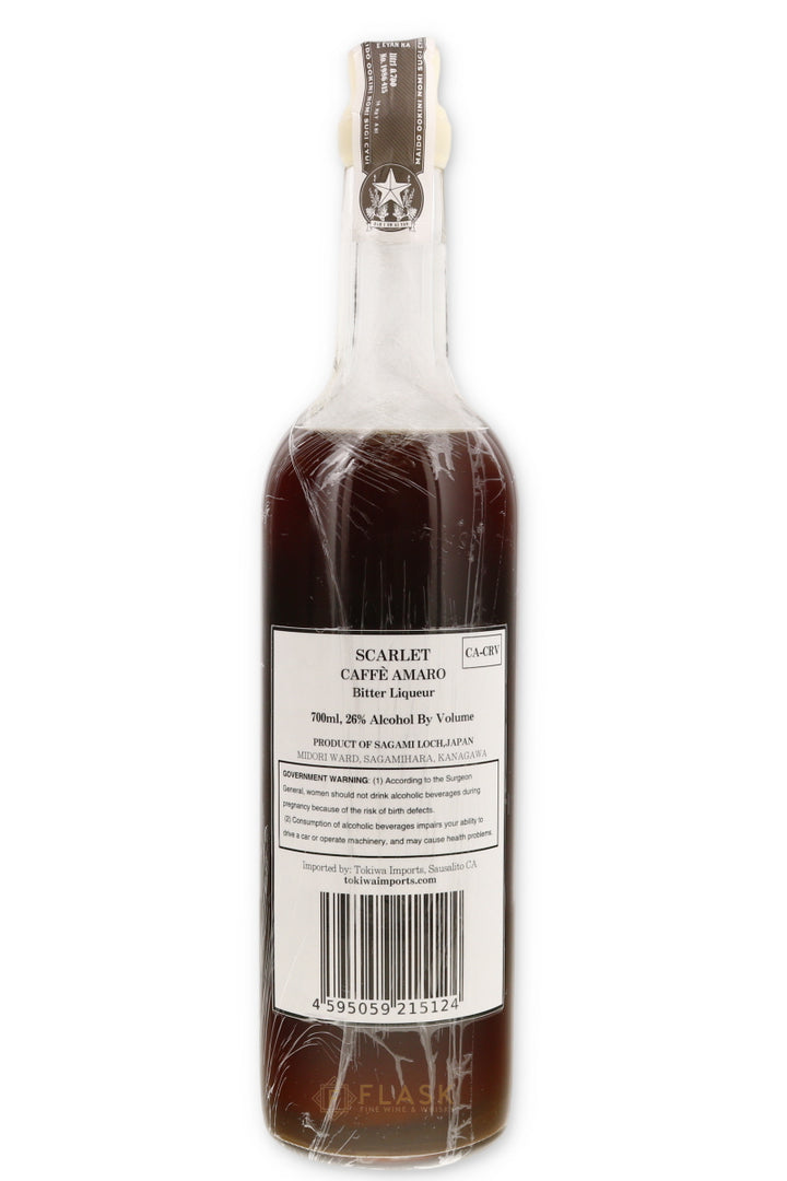 Scarlet Caffe Amaro Bitter Liqueur 700ml - Flask Fine Wine & Whisky