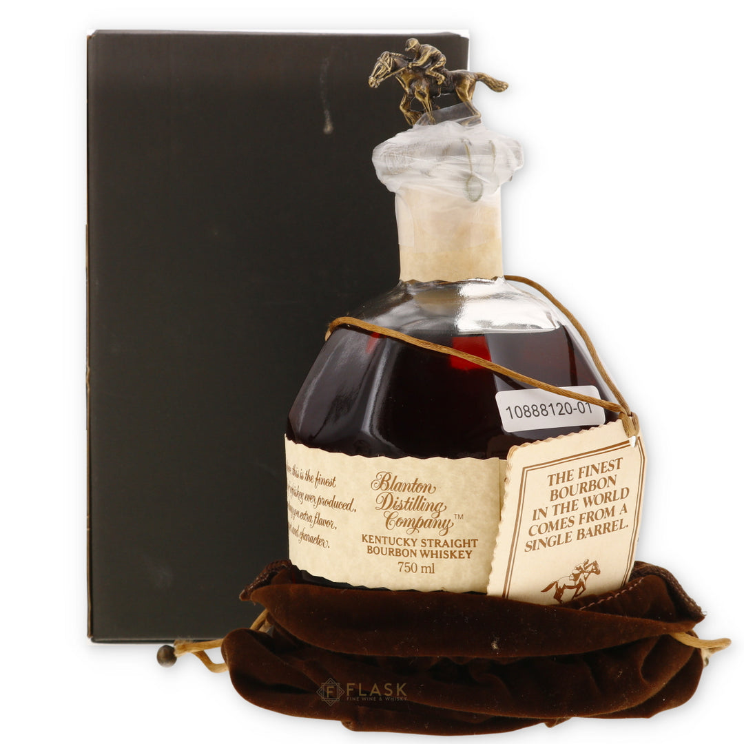 Blantons Bourbon Bottled 6/27 1991 Gift Box - Flask Fine Wine & Whisky