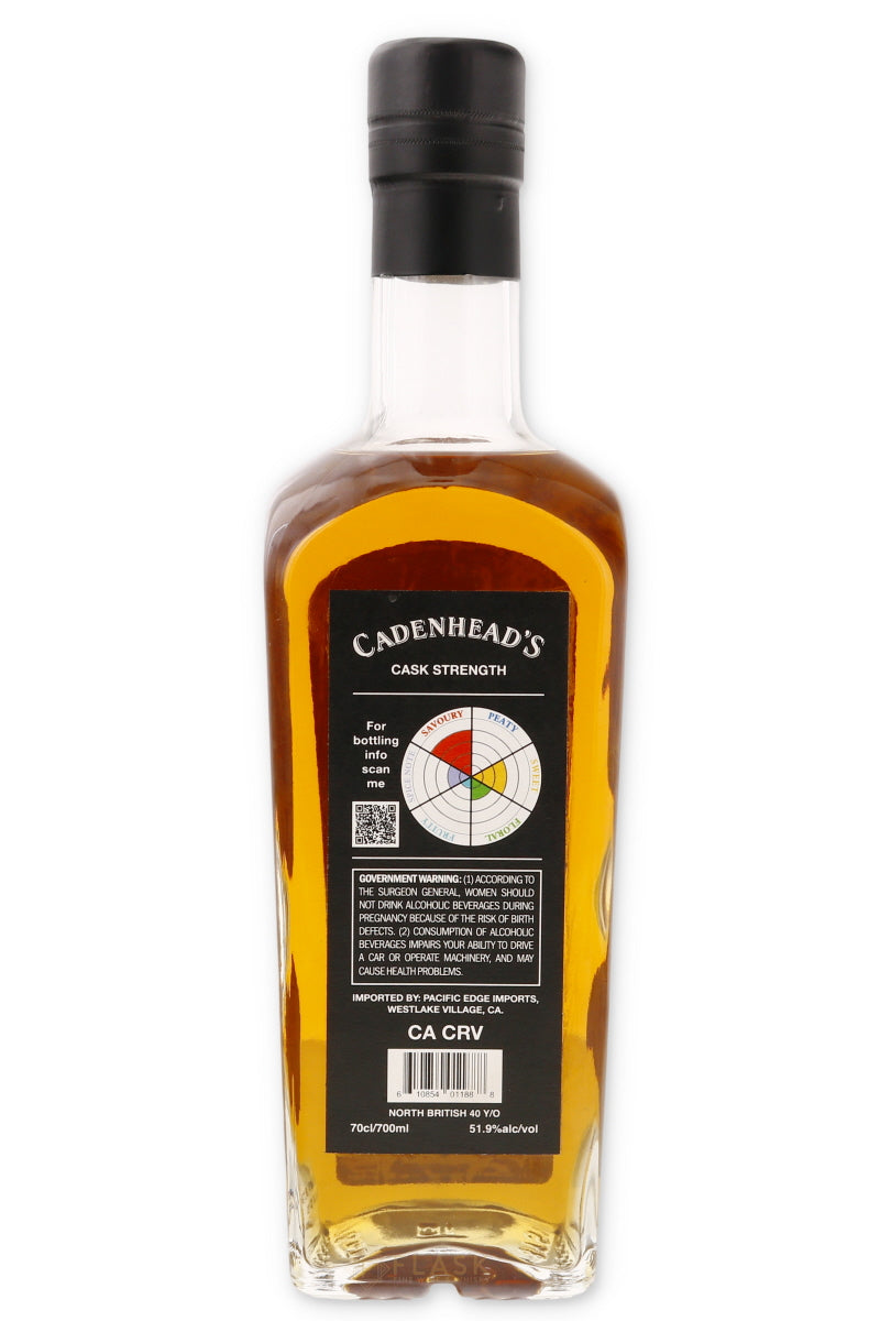 Cadenhead Chairmans Stock North British Aged 40 Years 103.8 Proof