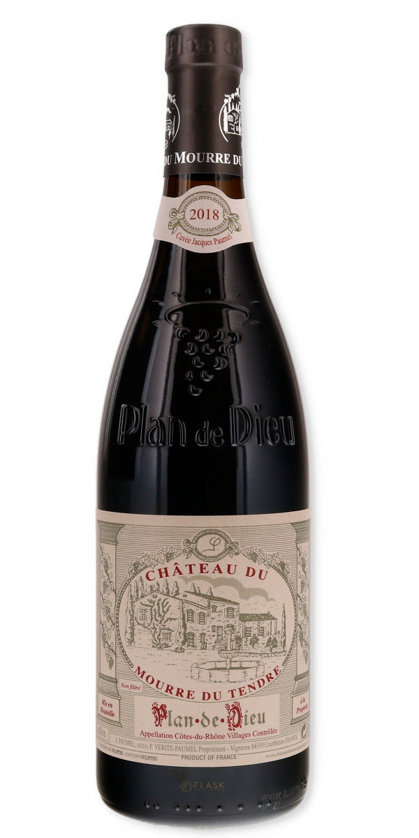 Chateau du Mourre du Tendre Cotes du Rhone Villages Plan de Dieu 'Cuvee Jacques Paumel' 2018 - Flask Fine Wine & Whisky