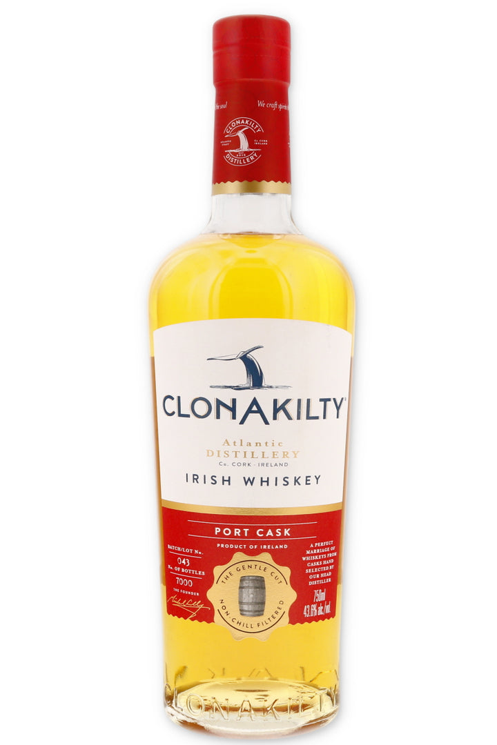 Clonakilty Irish Whiskey Port Cask 87.2 proof