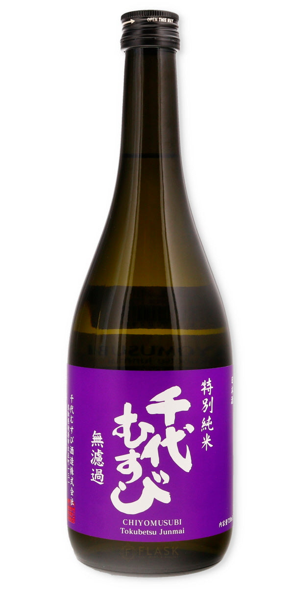 Chiyomusubi Tokubetsu Junmai Sake 720ml - Flask Fine Wine & Whisky