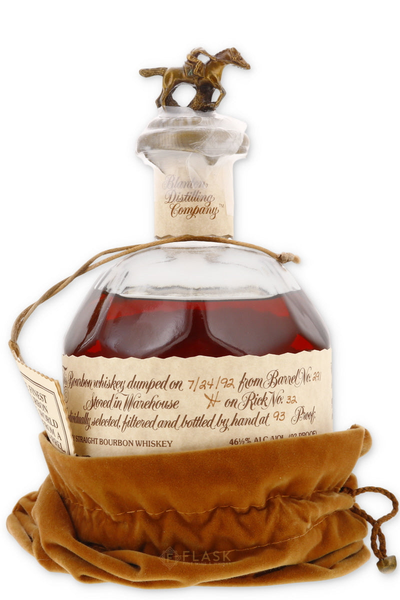 Blantons Bourbon Bottled 7/24 1992  [Condition Note] - Flask Fine Wine & Whisky