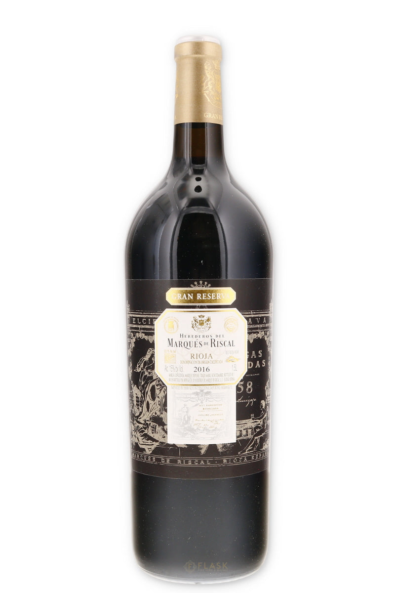 Marques de Riscal Rioja Gran Reserva 1.5 Liter Magnum Wood Box 2016 - Flask Fine Wine & Whisky