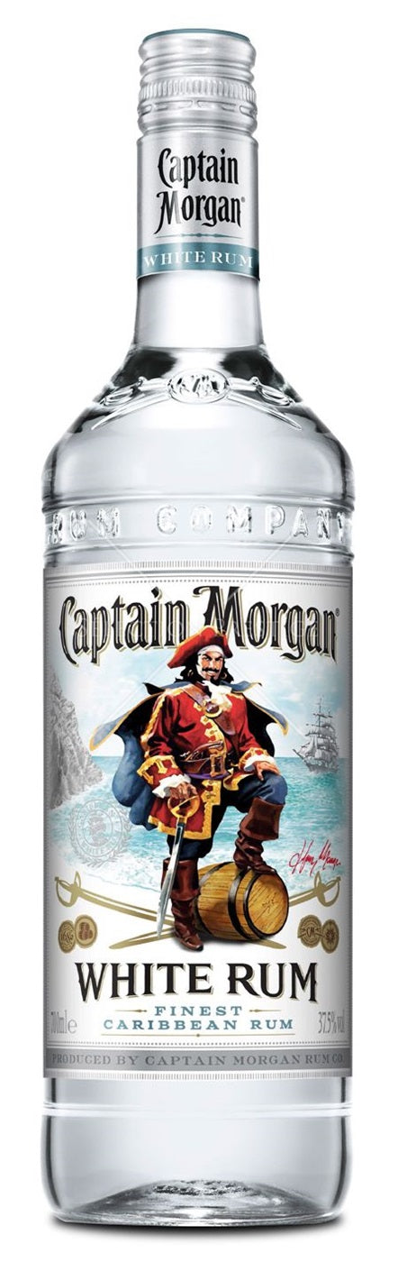 Captain Morgan White Rum 750ml - Flask Fine Wine & Whisky