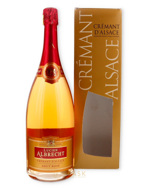 Lucien Albrecht Cremant d'Alsace Brut Rose Magnum 1.5 Liter - Flask Fine Wine & Whisky