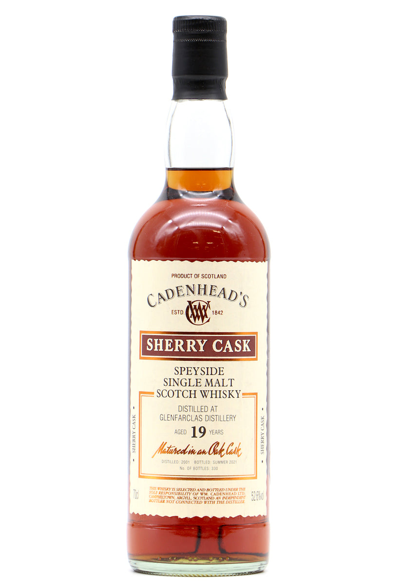 Glenfarclas 2001 19 Year Old Sherry Cask Cadenheads 52.6% - Flask Fine Wine & Whisky