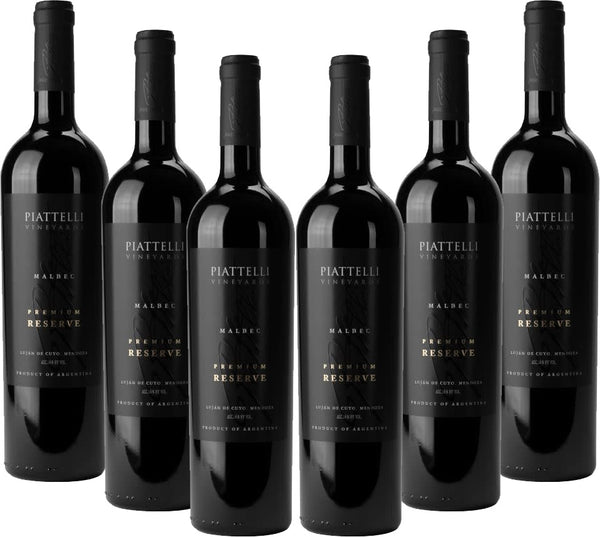 Piattelli Vineyards Premium Reserve Malbec 2020 6 Bottle Case - Flask Fine Wine & Whisky