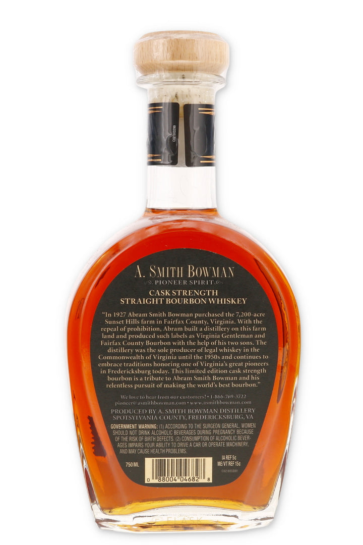 A Smith Bowman Cask Strength Bourbon 139.7 Proof Batch #4