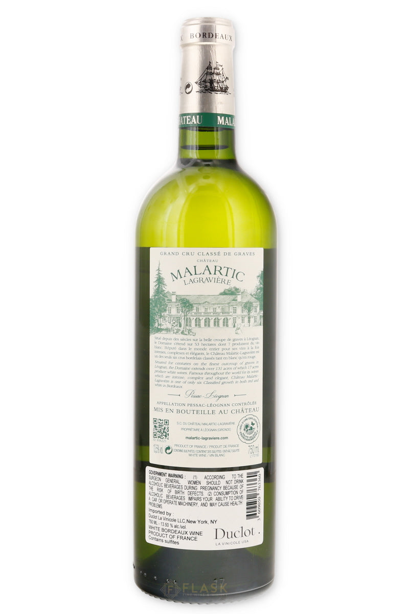 Chateau Malartic Lagraviere Blanc Pessac Leognan 2016