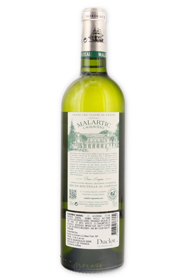 Chateau Malartic Lagraviere Blanc Pessac Leognan 2016