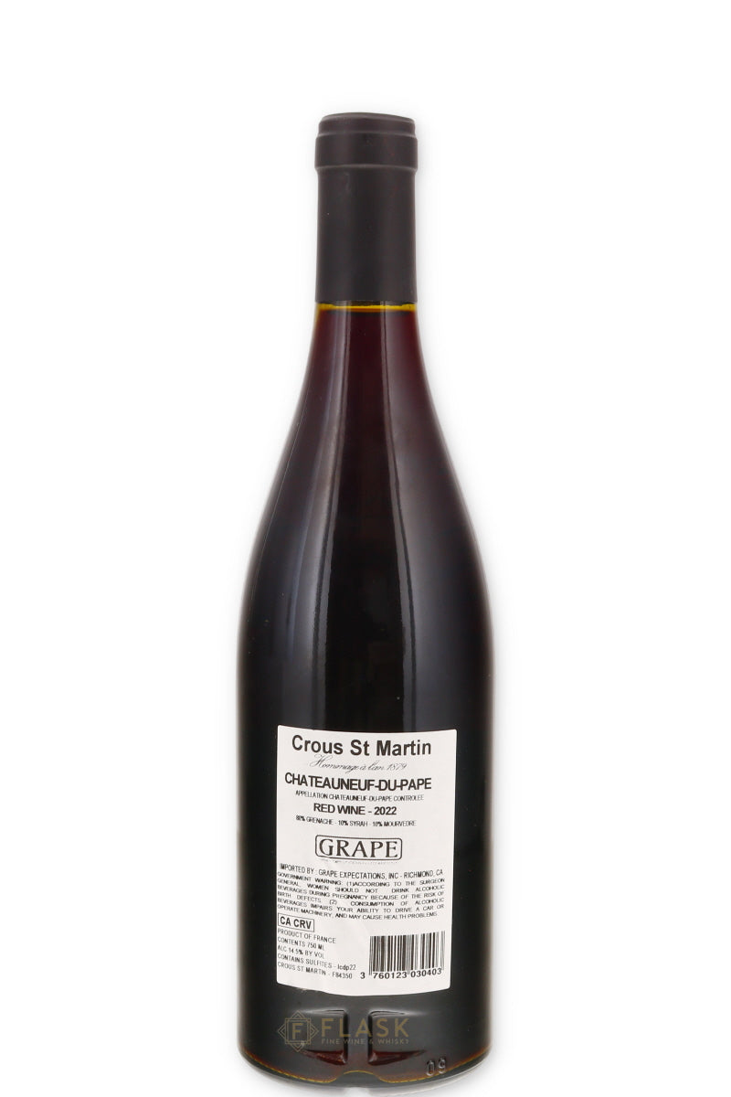 Crous St Martin Chateauneuf du Pape 2022