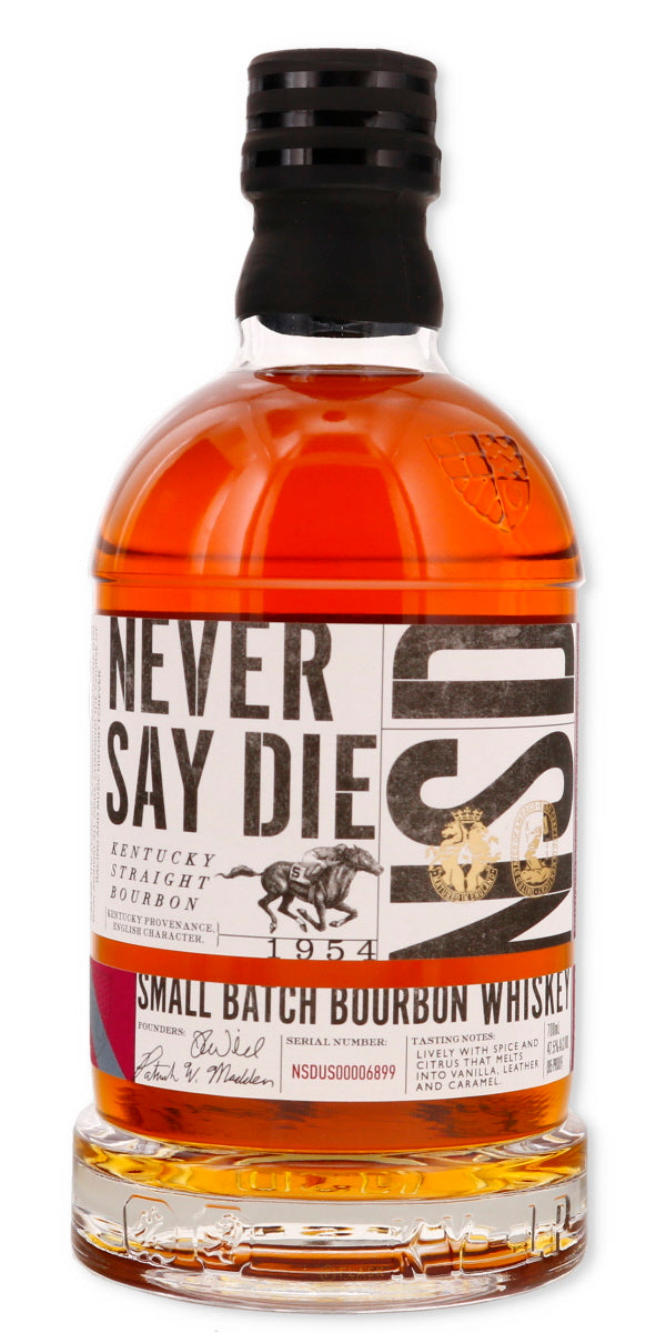 Never Say Die Small Batch Straight Bourbon Whiskey 95pf 700ml