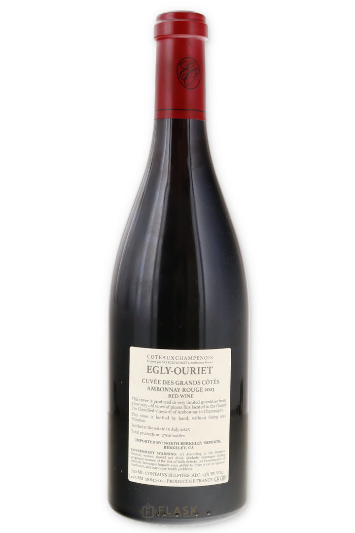 Egly Ouriet Ambonnay Rouge Coteaux Champenois 2023