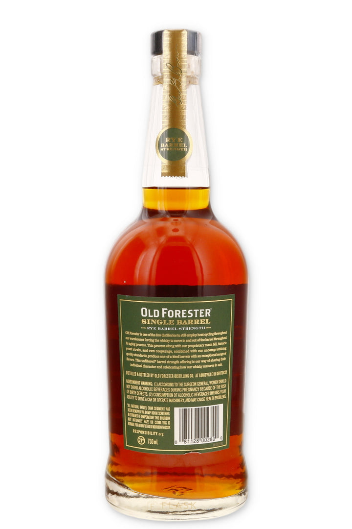 Old Forester Single Barrel Rye Barrel Proof