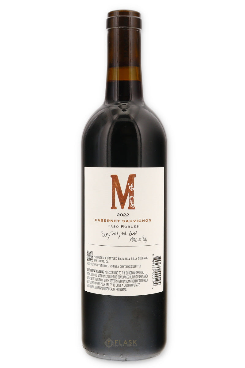 M Cabernet Sauvignon Paso Robles 2022 - Flask Fine Wine & Whisky