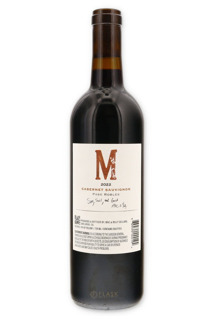 M Cabernet Sauvignon Paso Robles 2022 - Flask Fine Wine & Whisky