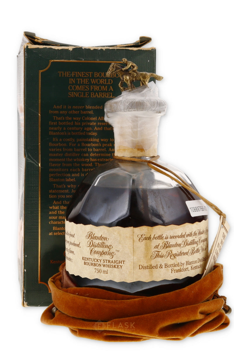 Blantons Bourbon Bottled 11/8 1991 - Flask
