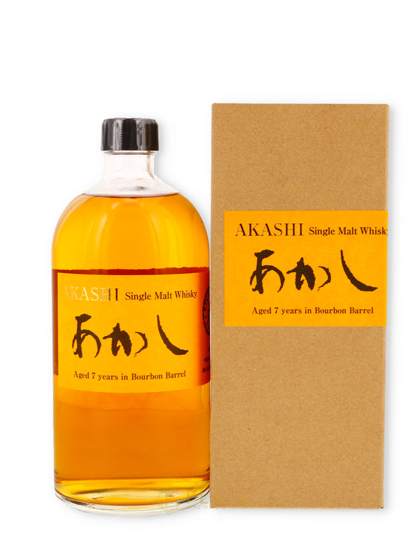 Akashi Aged 7 Years in Bourbon Barrel Single Malt Whisky - Flask Fine Wine & Whisky