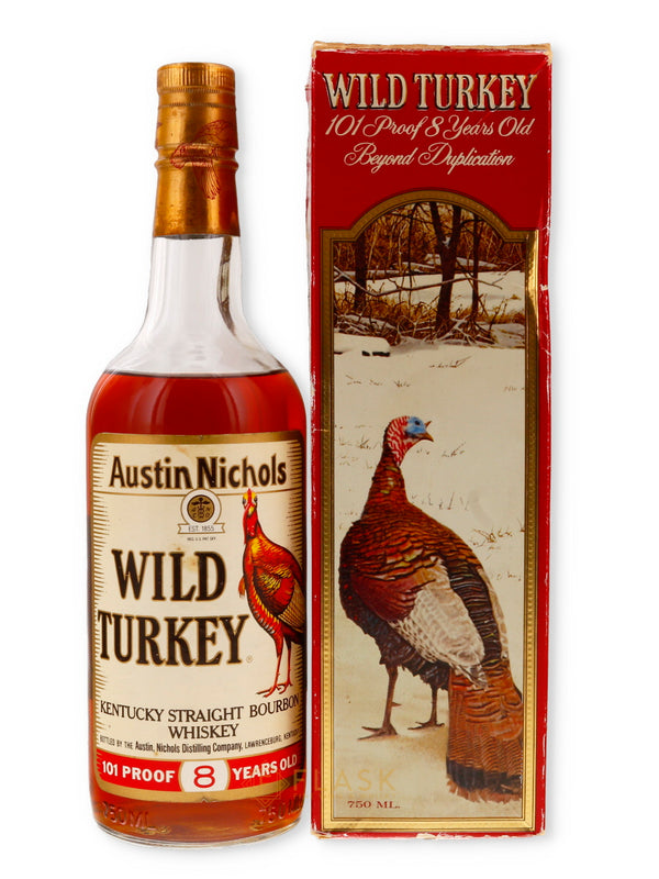 Wild Turkey 8 Year Old 1986 101 Proof Bourbon Beyond Duplication Box 750ml - Flask Fine Wine & Whisky