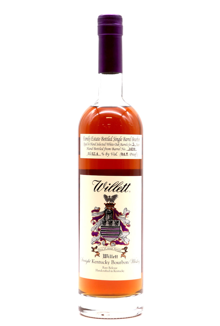 Willett Family Estate Single Barrel Bourbon 5 Year #3459 Wheated Willett To Be Cured - Flask Fine Wine & Whisky