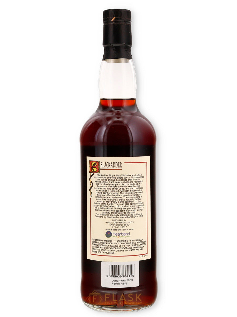 Longmorn 1973 30 Year Old Blackadder Sherry Cask #3979 - Flask Fine Wine & Whisky