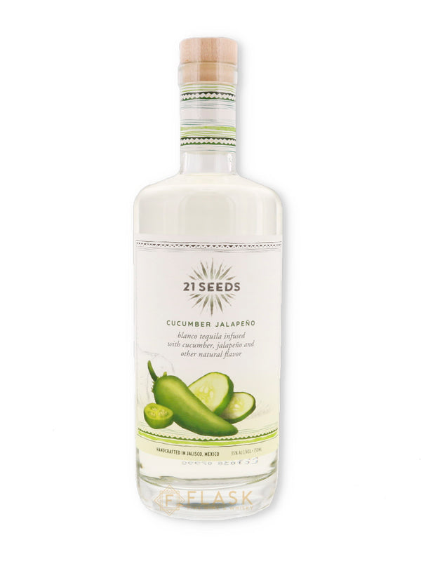 21 Seeds Cucumber Jalapeno Infused Blanco Tequila - Flask Fine Wine & Whisky