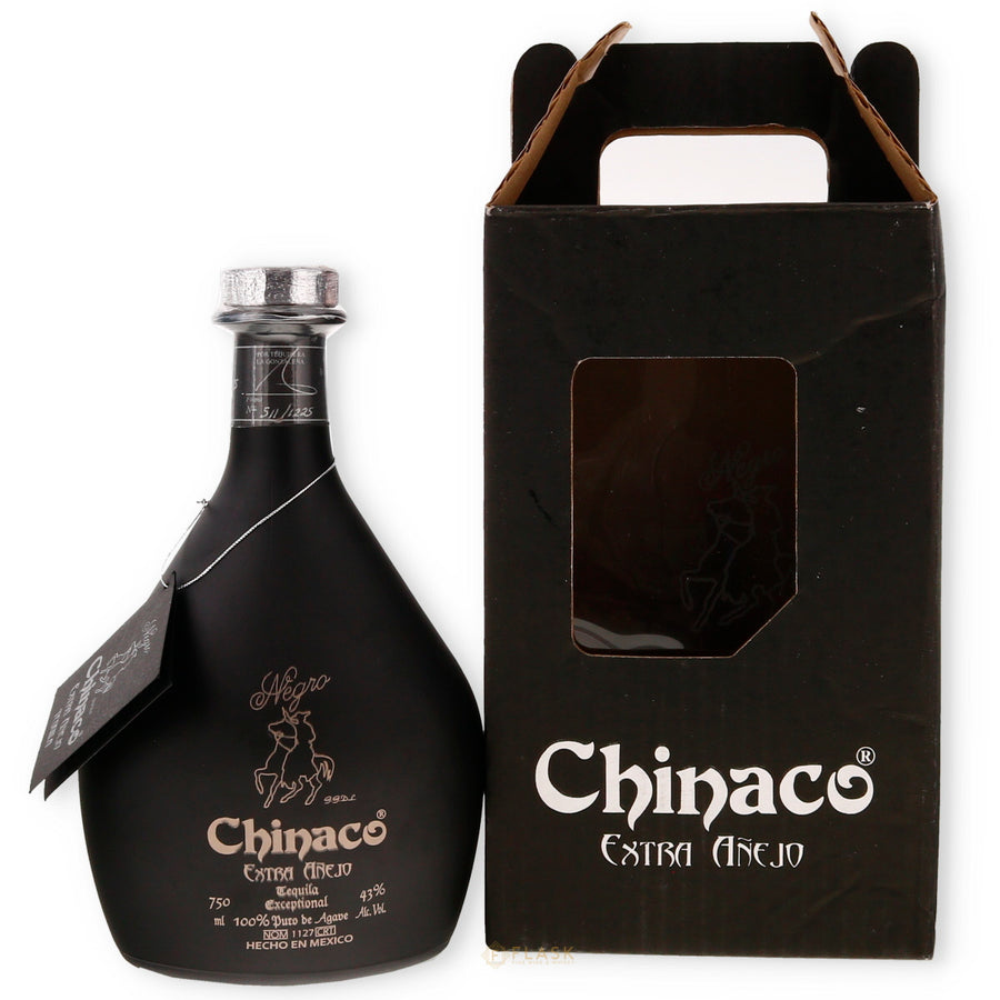 Chinaco Negro Extra Anejo Tequila Lot #85 - Flask Fine Wine & Whisky