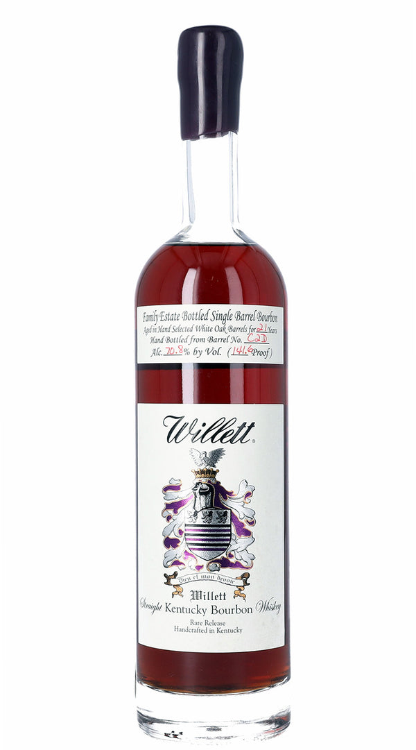 Willett Family Estate 21 Year Old Single Barrel Bourbon #C2D / The Wheated Patriot Red Ink 141.6 Proof - Flask Fine Wine & Whisky