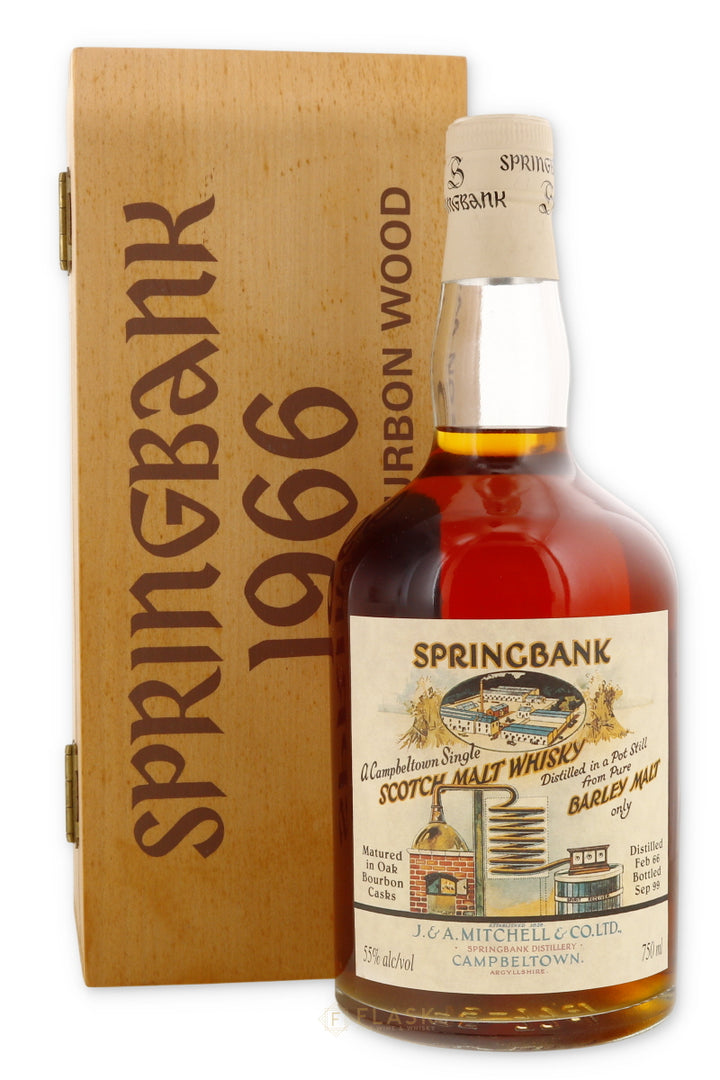 Springbank 1966 Local Barley 33 Year Old Cask #504 55% - Flask Fine Wine & Whisky