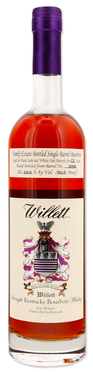 Willett Family Estate 13 Year Old Single Barrel Bourbon #3658 - Flask Fine Wine & Whisky