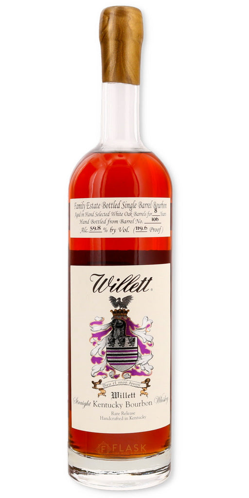 Willett Family Estate 8 Year Old Single Barrel Bourbon #106 / Gold Wax - Flask Fine Wine & Whisky