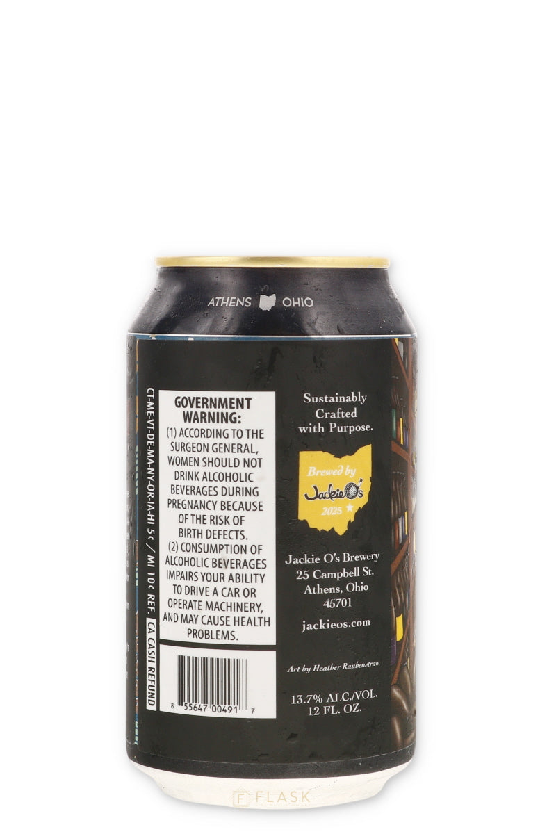 Jackie O's Prodigality BBA Barley Wine 12oz can